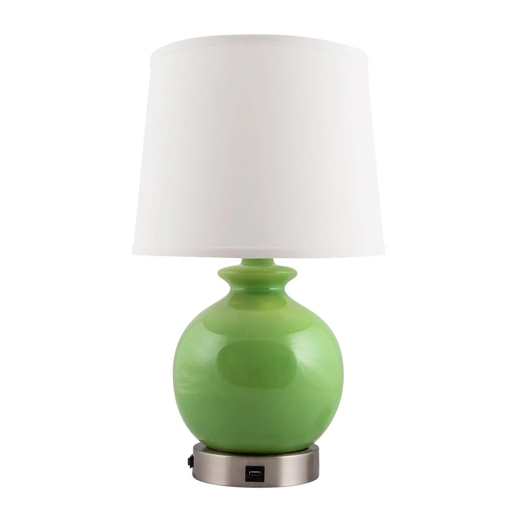 Ceramic Lamp with USB Base M708