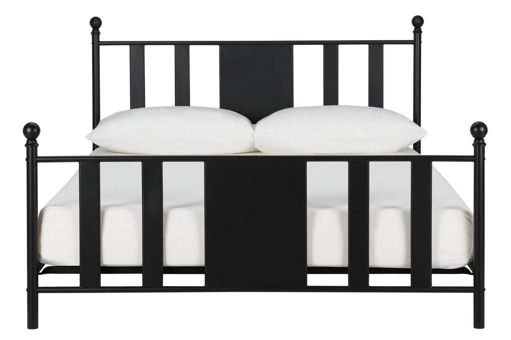 Queen Black Metal Platform Bed N4514