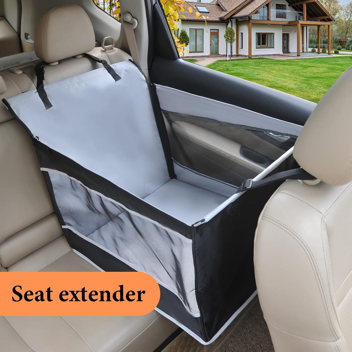 Dog Car Seat for Large Dogs with Seat Extender E740772