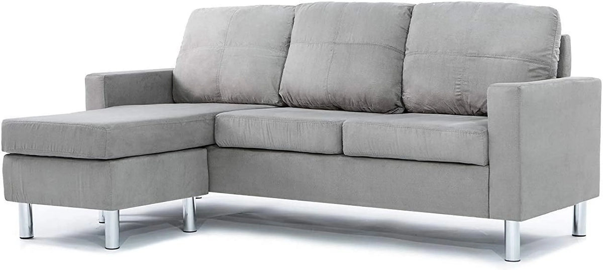 Modern Sectional Sofa Gray C238