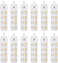 4 Outlets Surge Protector Power Strip 6 ft Cord T28794