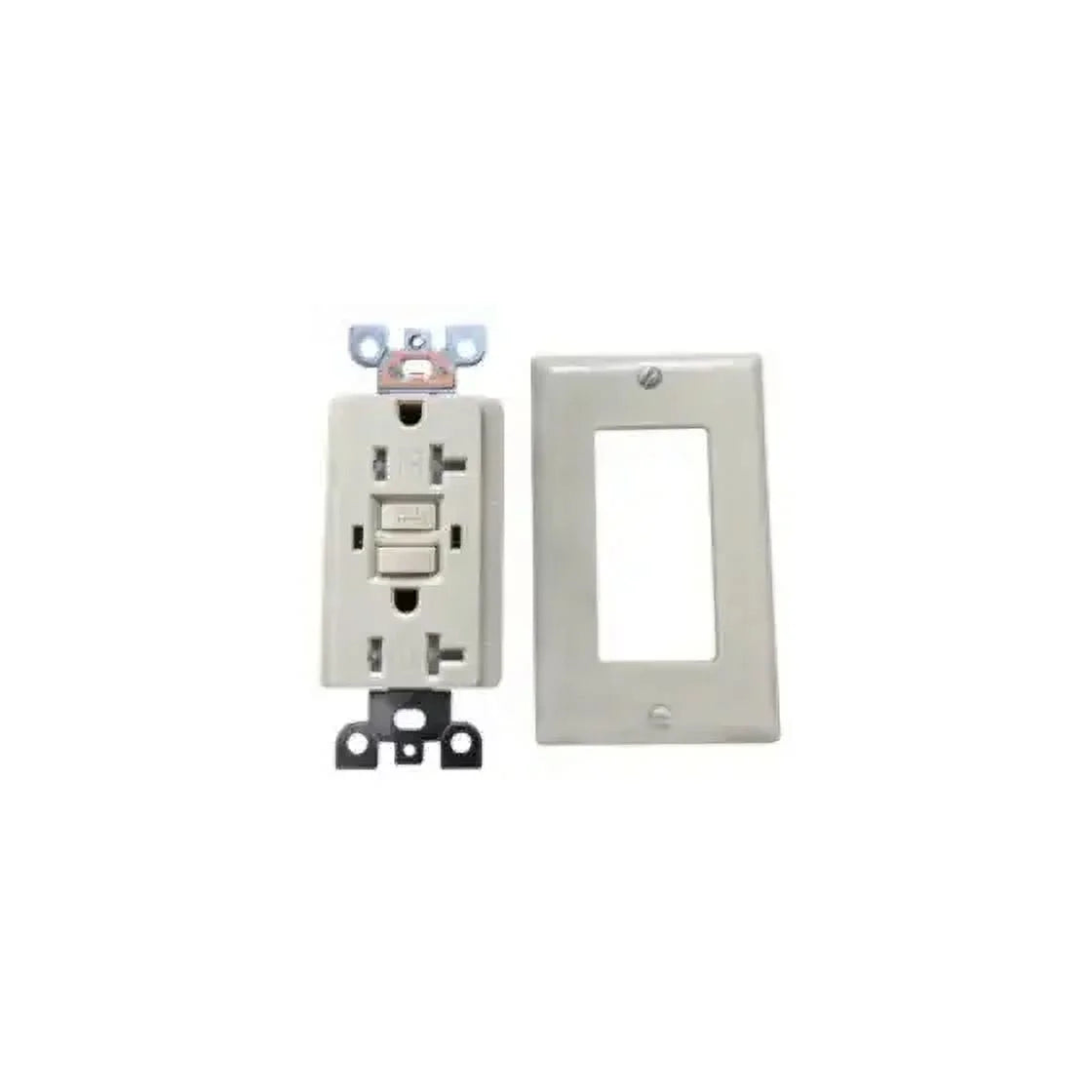 20 Amp Ivory Ground-Fault Circuit Interrupter Outlet E39283