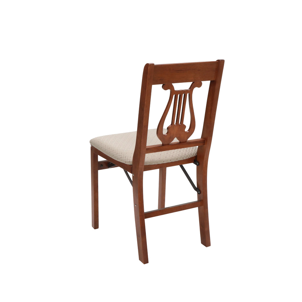 Light Cherry Folding Chair 2 Pack V5781