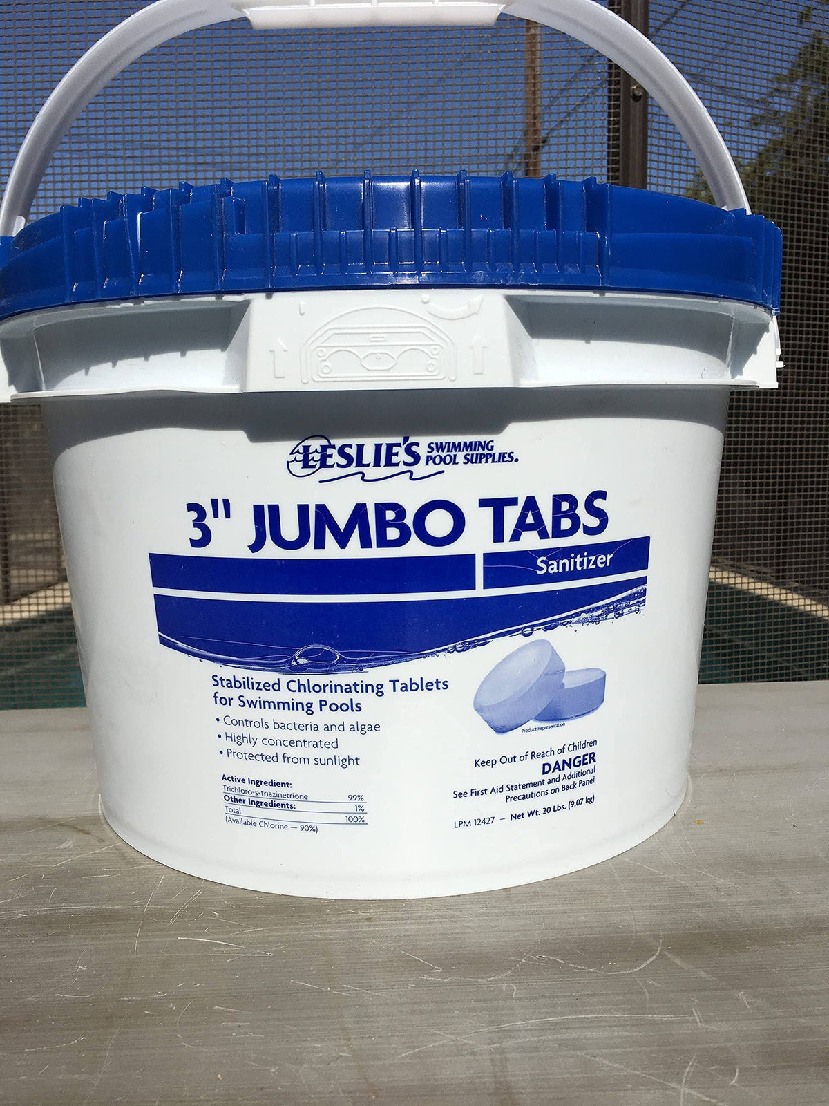 20 lb Jumbo Tabs Chlorine Bucket Y2409