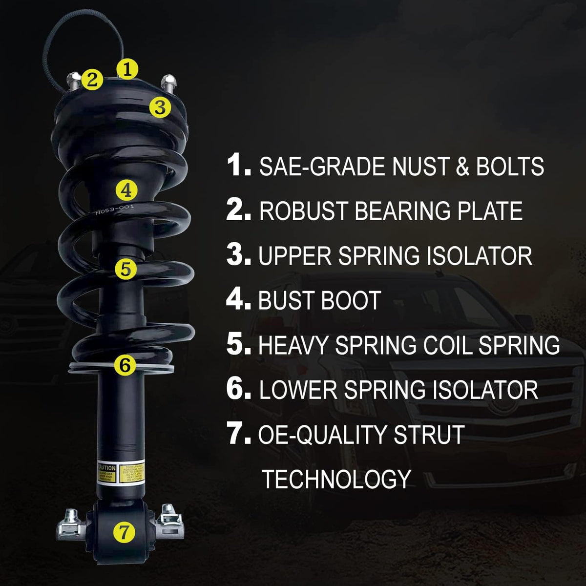 Front Shock Absorber Strut Assembly G4143