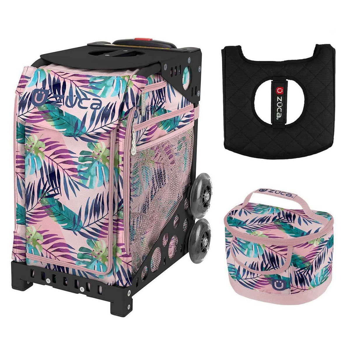 Pink Sport Bag with Lunchbox and Seat Cover J6314