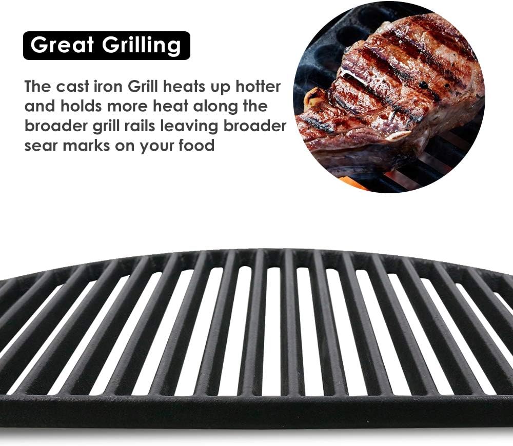 18 Inch Cast Iron Half Moon Cooking Grate L538660