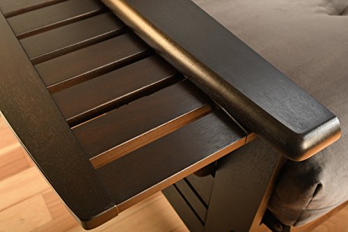 Full Size Futon with Storage Drawers in Espresso Finish X89148