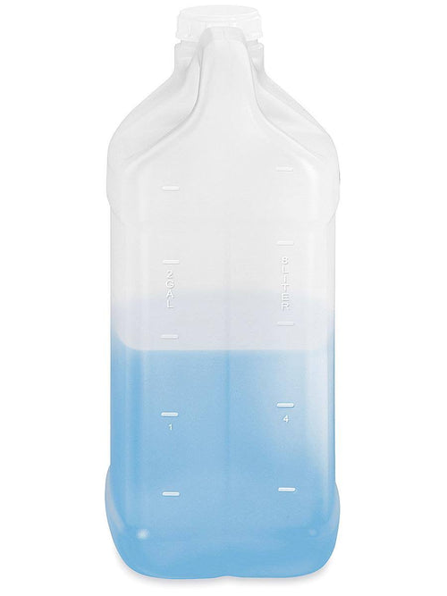 2 1/2 Gallon Natural Clear Jugs Case of 12 R99498