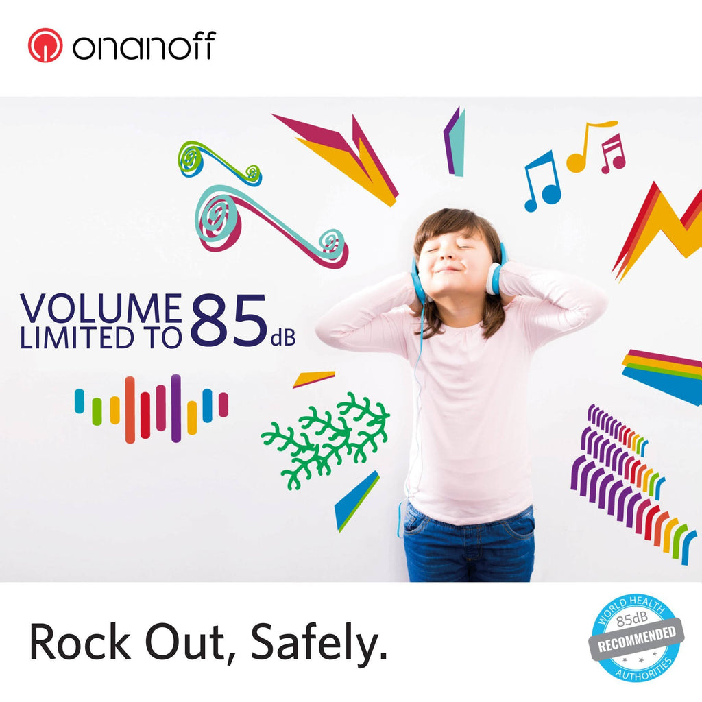 Foldable Volume Limiting Kids Headphones 4-Pack A7707