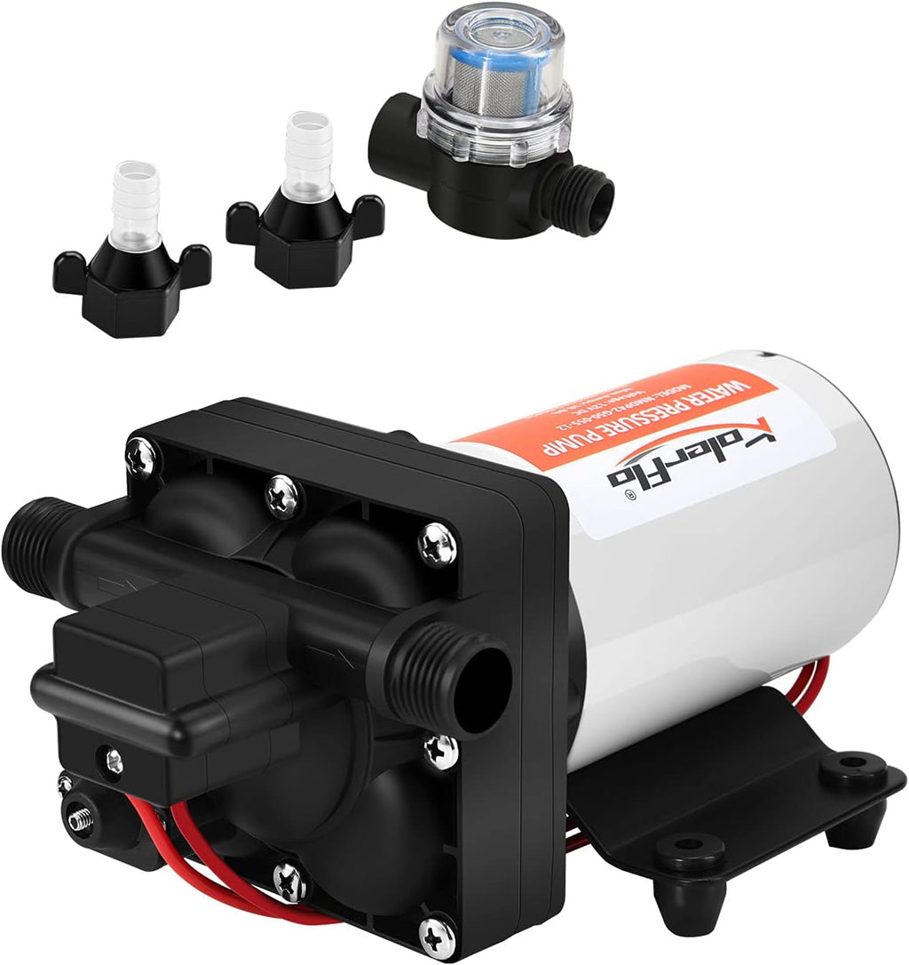 12V 5.0 GPM 55 PSI Self Priming Diaphragm Water Pump C29478