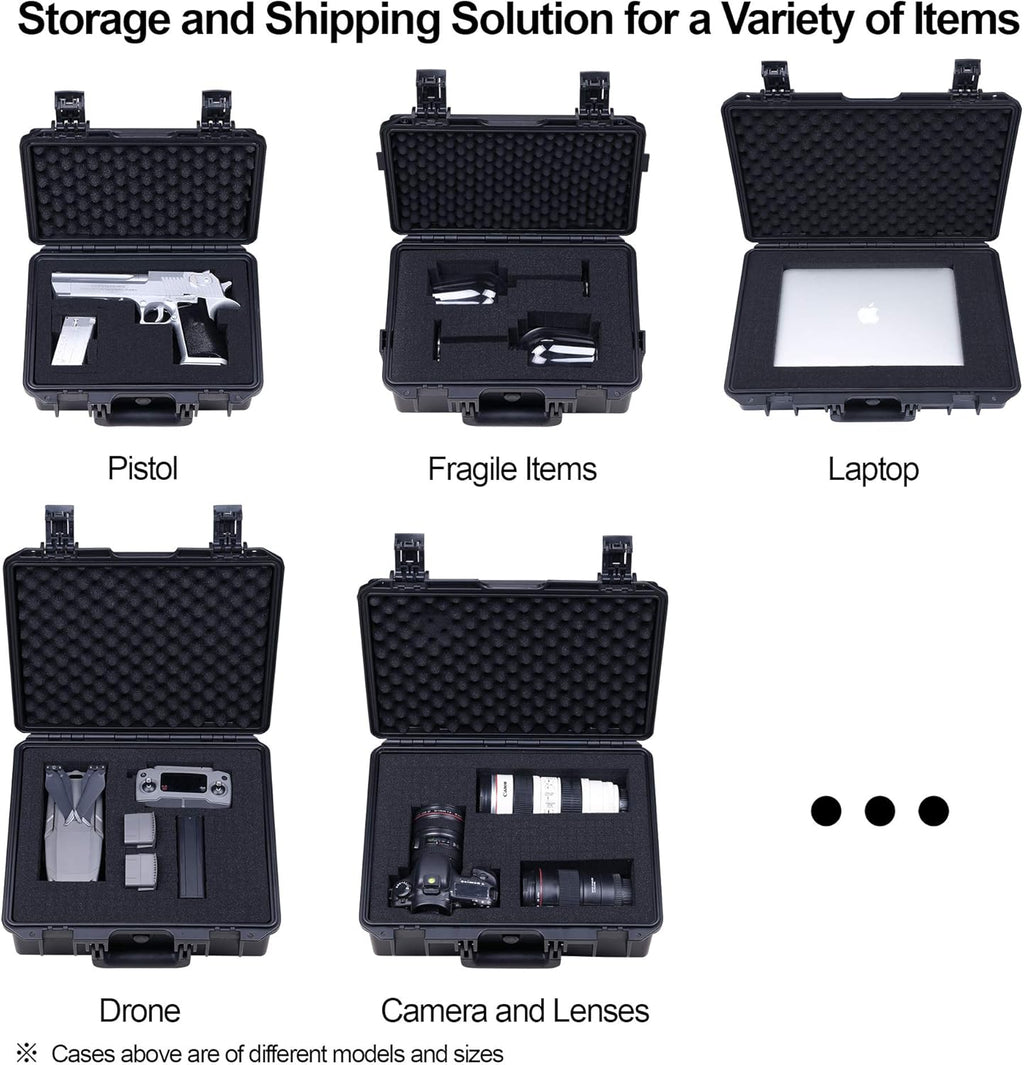 Waterproof Hard Case with Customizable Foam Insert E88114