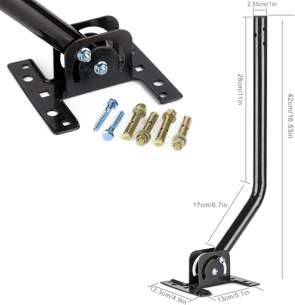 Outdoor TV Antenna with Mounting Pole and 50FT Coax Cable I79217