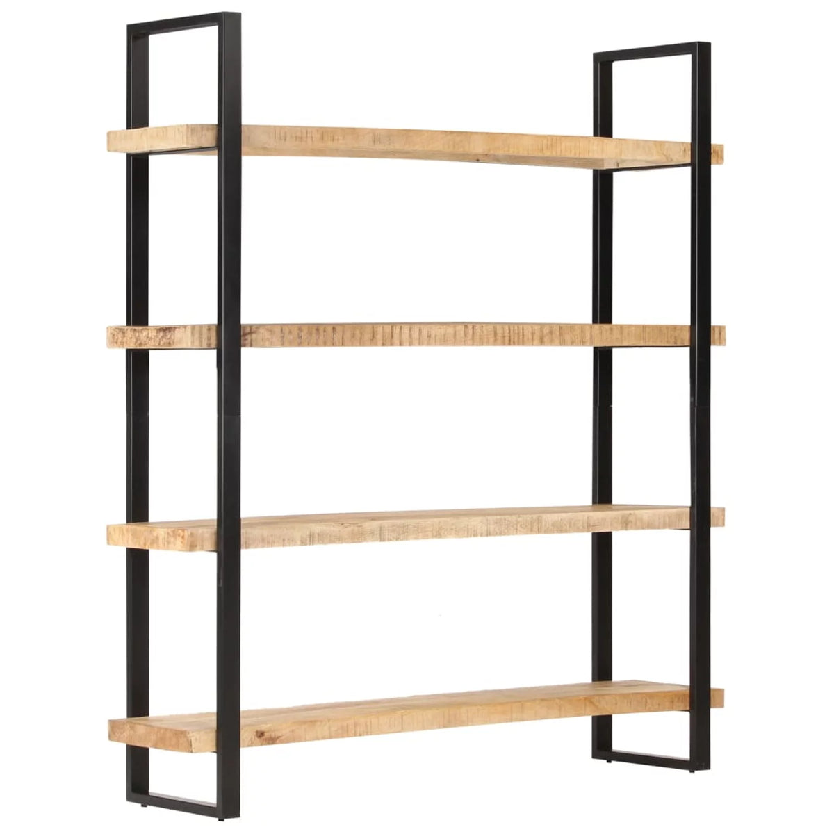 4-Tier Rough Mango Wood Bookcase B30098
