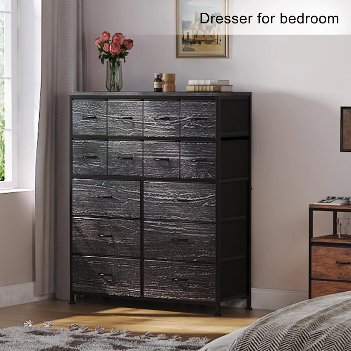 14 Drawer Fabric Storage Dresser C863