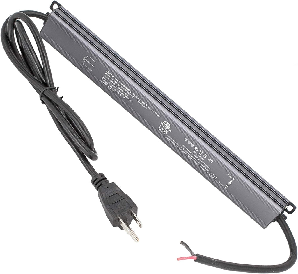 24v 60W Dimmable LED Driver Power Supply, Pack of 2 L591