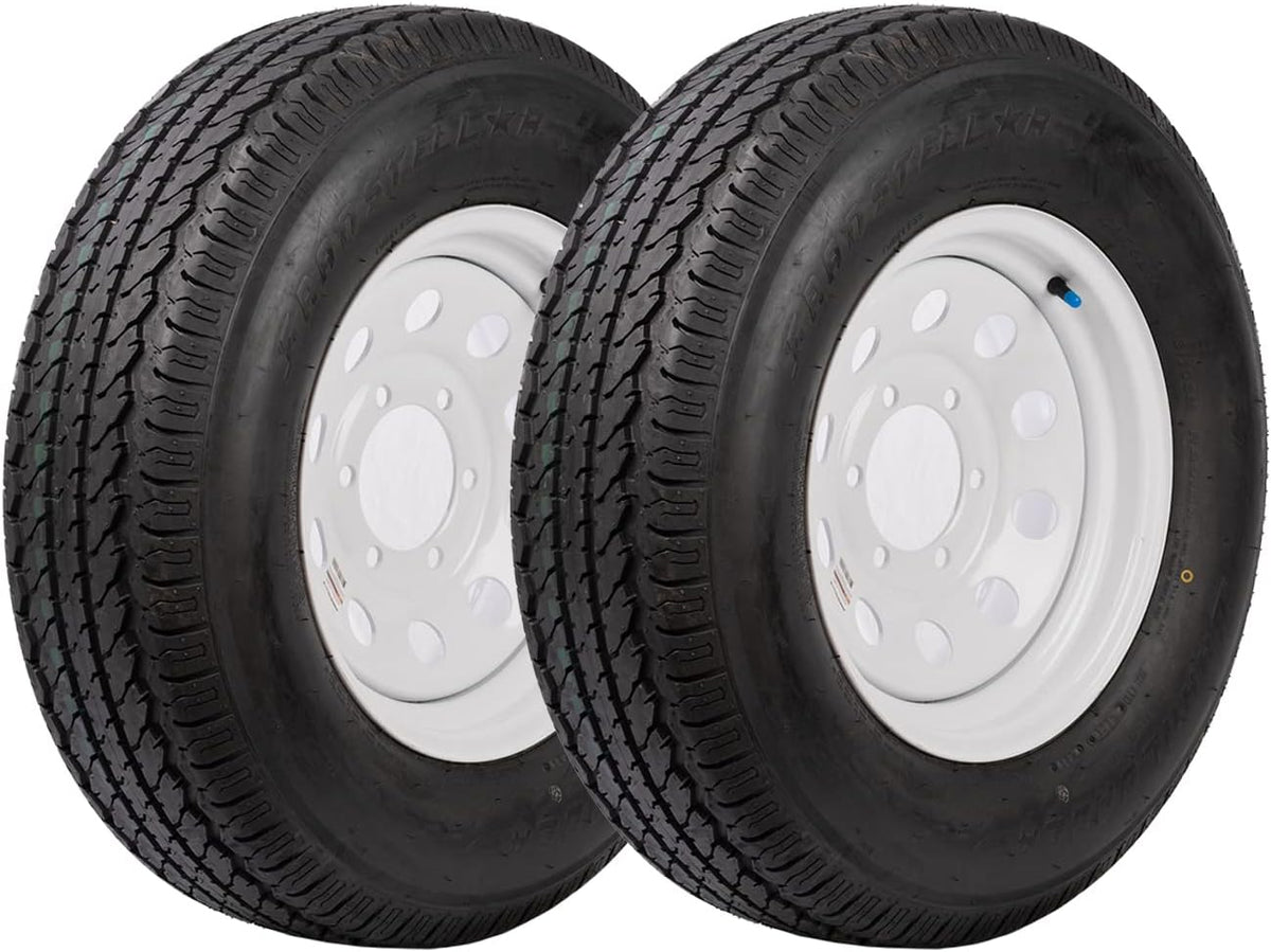 ST225/75R15 White Trailer Tire (2) V670096