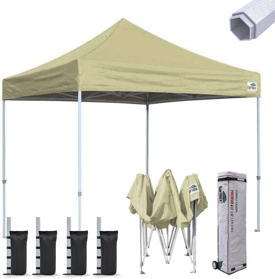 10'x10' Pop-up Canopy Tent with Heavy Duty Wheeled Carry Bag L884
