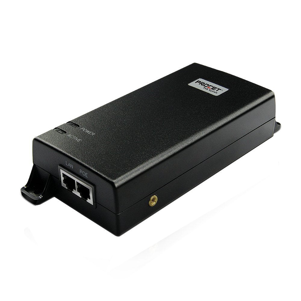 Single Port Gigabit Power Over Ethernet Active PoE Injector 60W 55V Q348986