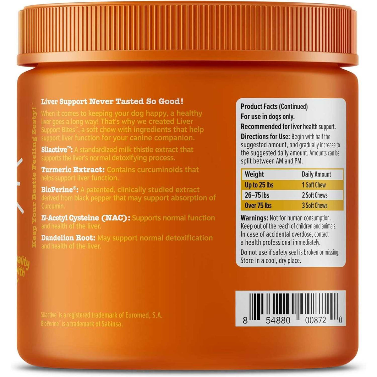Liver Support Bites for Dogs T483732