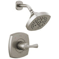 Stainless Steel Finish Shower Only Faucet with Single Lever Handle K107303
