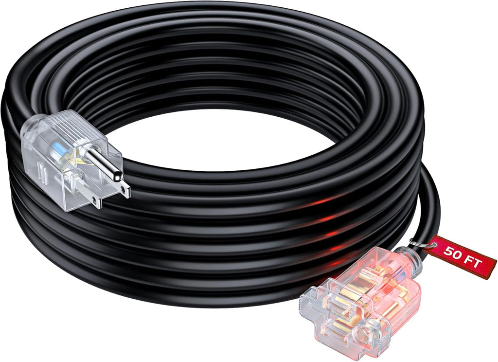 Orange 100 Feet 14 Gauge Heavy Duty Outdoor Extension Cord T4111
