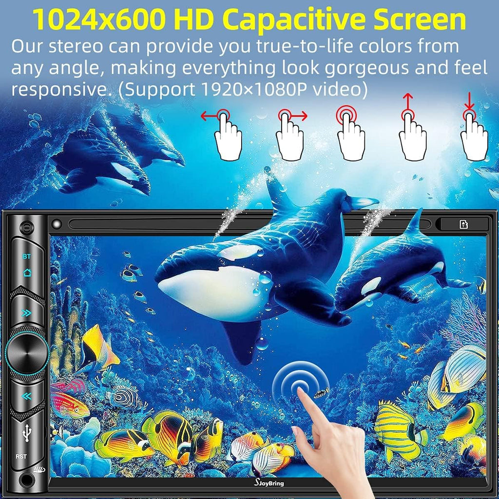 7" Capacitive Touchscreen Car Stereo with Bluetooth 5.0 T661678