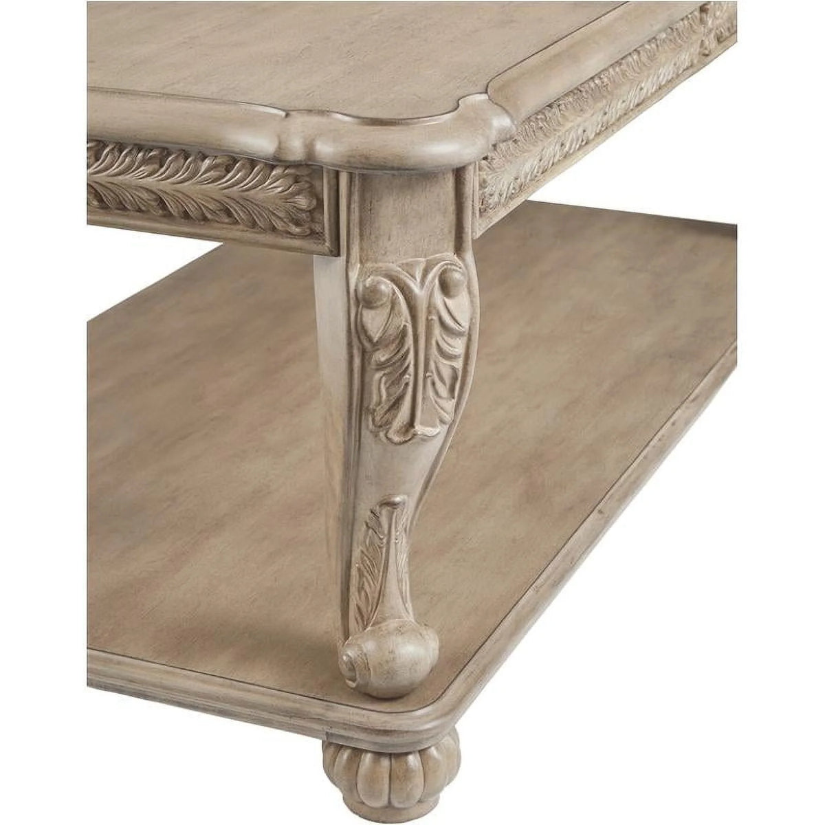 Light Brown Rectangular Cocktail Table J714572