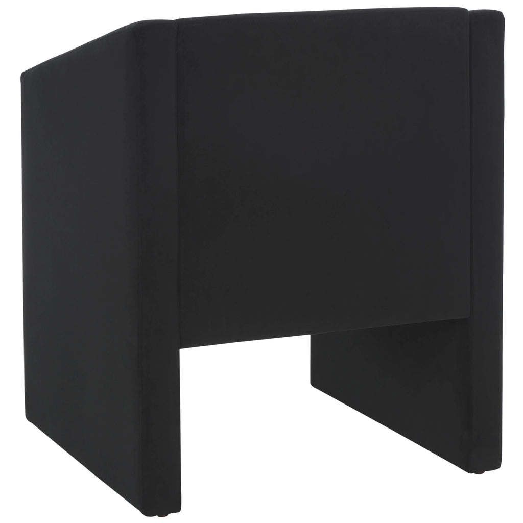 Black Velvet Accent Chairs T939374