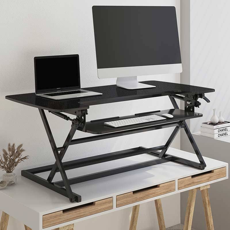 Standing Desk Converter with Height Adjustable Desk Riser C588