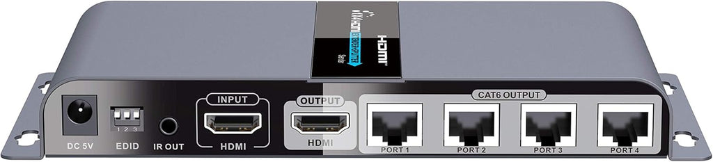 1080P 1x4 HDMI Splitter Over Cat6 Extender with IR R86832