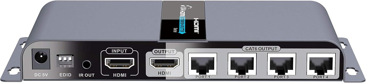 1080P 1x4 HDMI Splitter Over Cat6 Extender with IR R86832