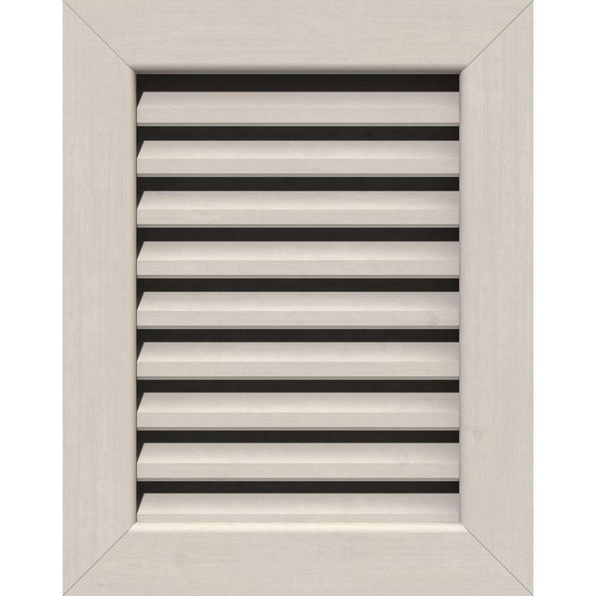 20 inch x 18 inch Primed Western Red Cedar Gable Vent U521