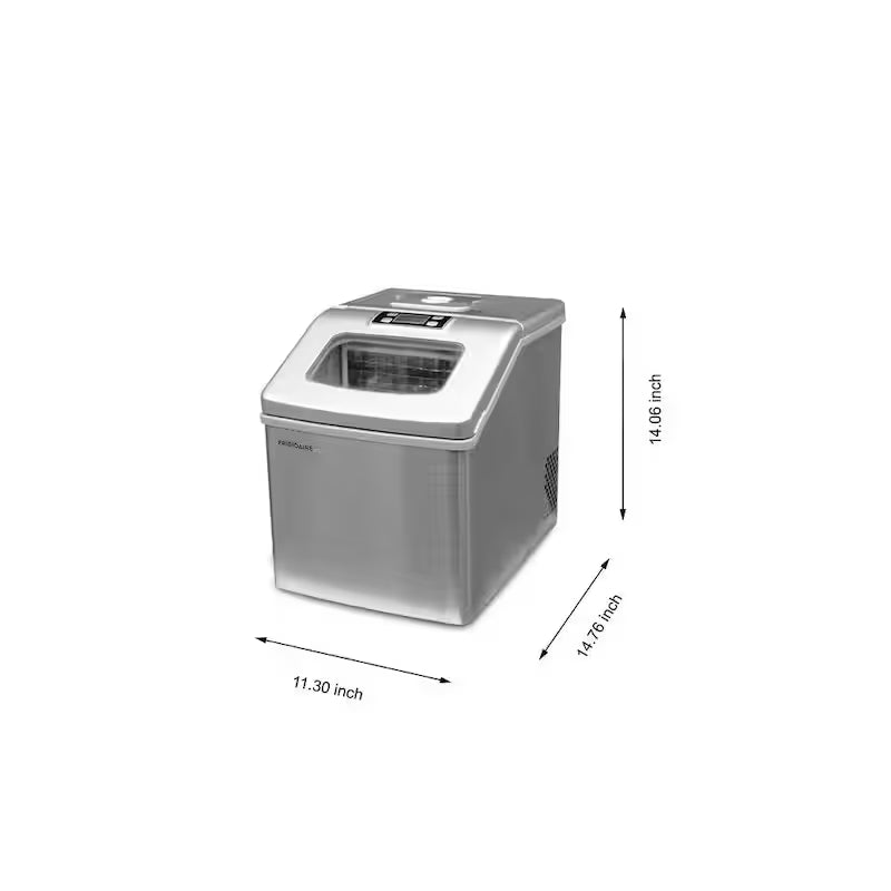 40 lb. Freestanding Stainless Steel Ice Maker V127