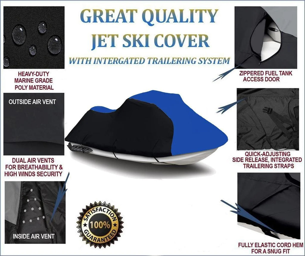 Heavy-Duty 600 Denier Jet Ski PWC Watercraft Cover A78266