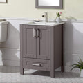 Grey 24 Inch Bathroom Vanity with Sink Q782683