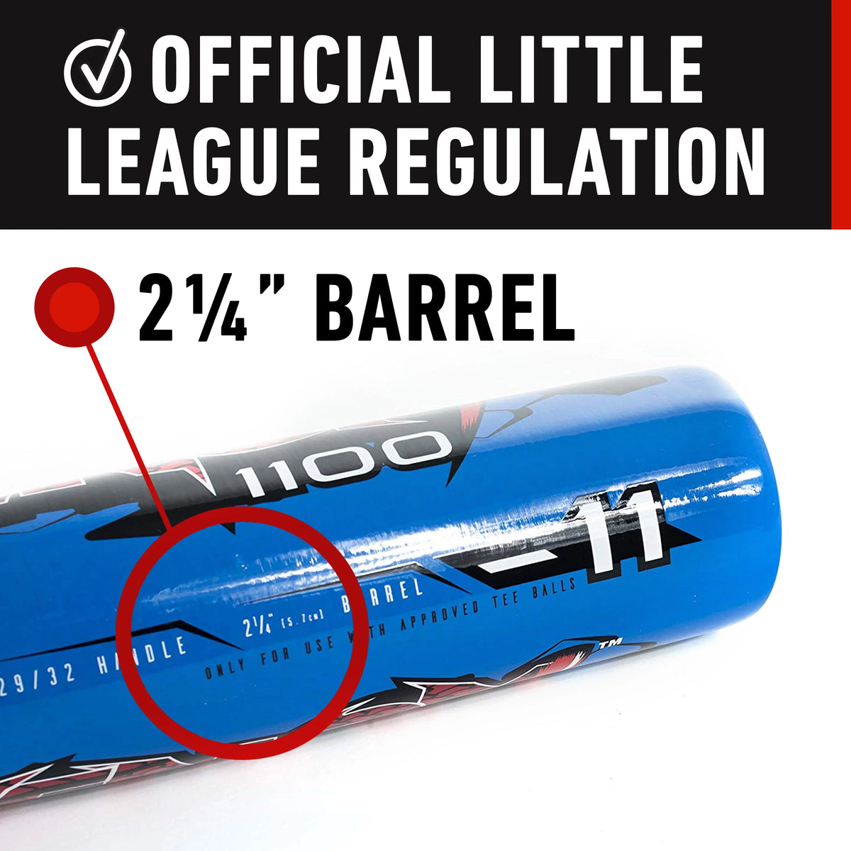 Blue 25 Inch Youth Tee Ball Bat E30180