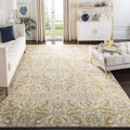 10' x 14' Ivory & Gold Area Rug D45191