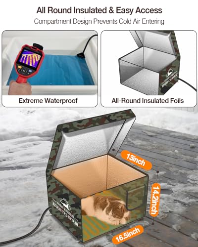Heated Insulated Cat House T86403