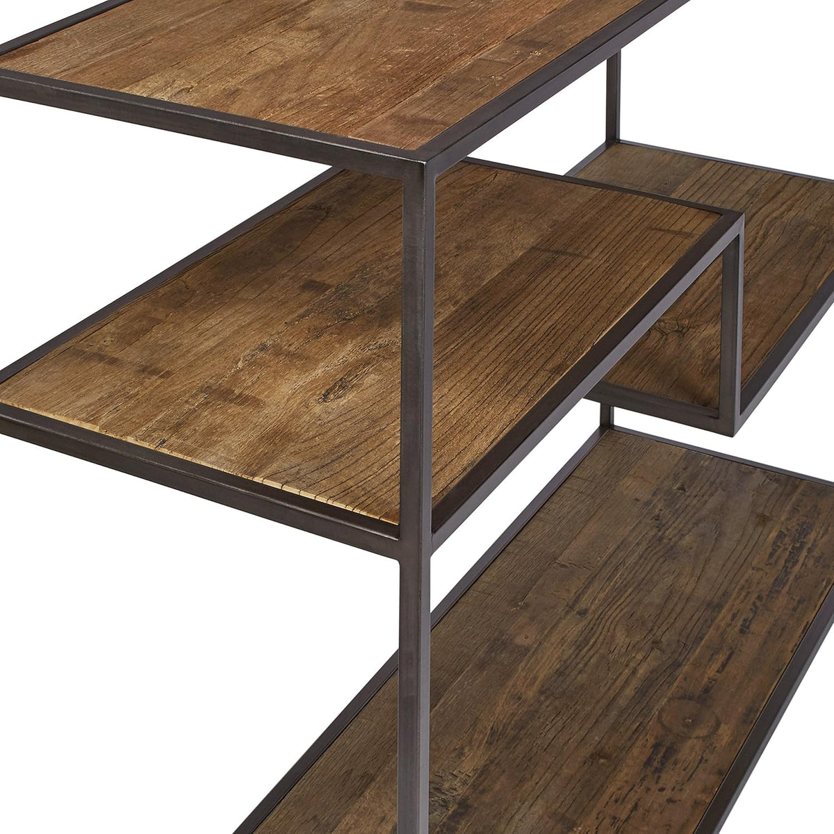 Mid-Century Modern Wood and Metal Bookcase O102263