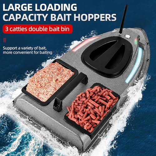 500M Auto Driving Return GPS Dual Motor Fish Finder RC Bait Boat Y4307