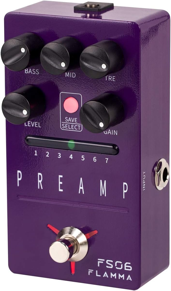 7 Storable Preset Slots Reverb Guitar Pedal N3475