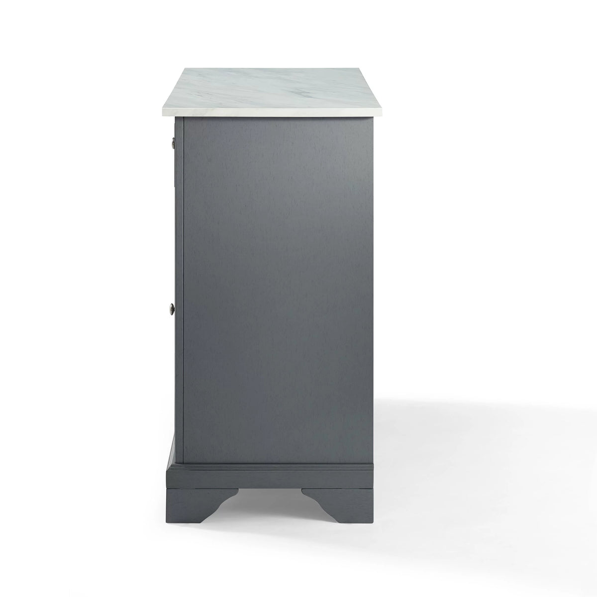 Gray Wood Kitchen Island Q350114