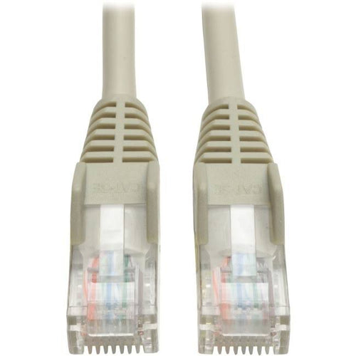 10ft Cat5e Snagless Molded Patch Cable RJ45 M-M Gray J56369