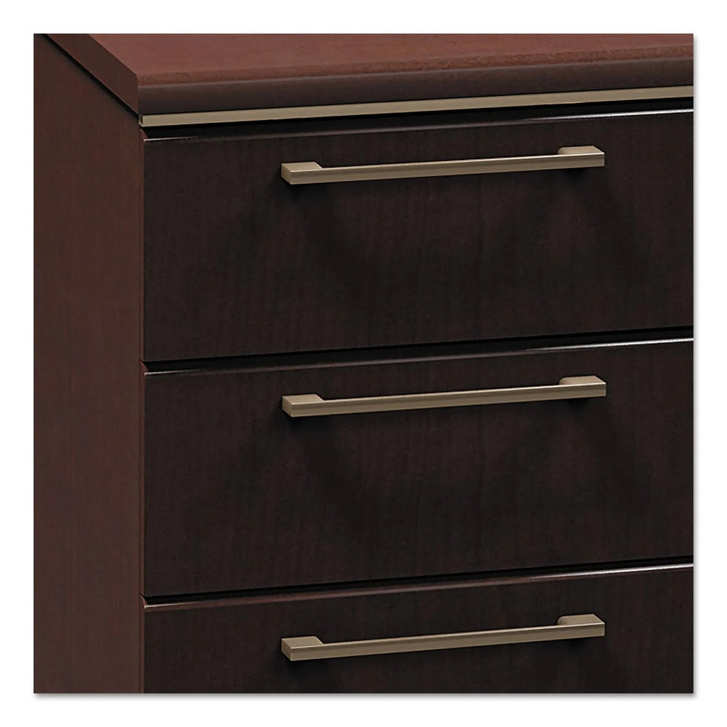 72w Double Pedestal Desk Mocha Cherry C3287
