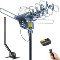 Outdoor TV Antenna with Mounting Pole and 50FT Coax Cable I79217