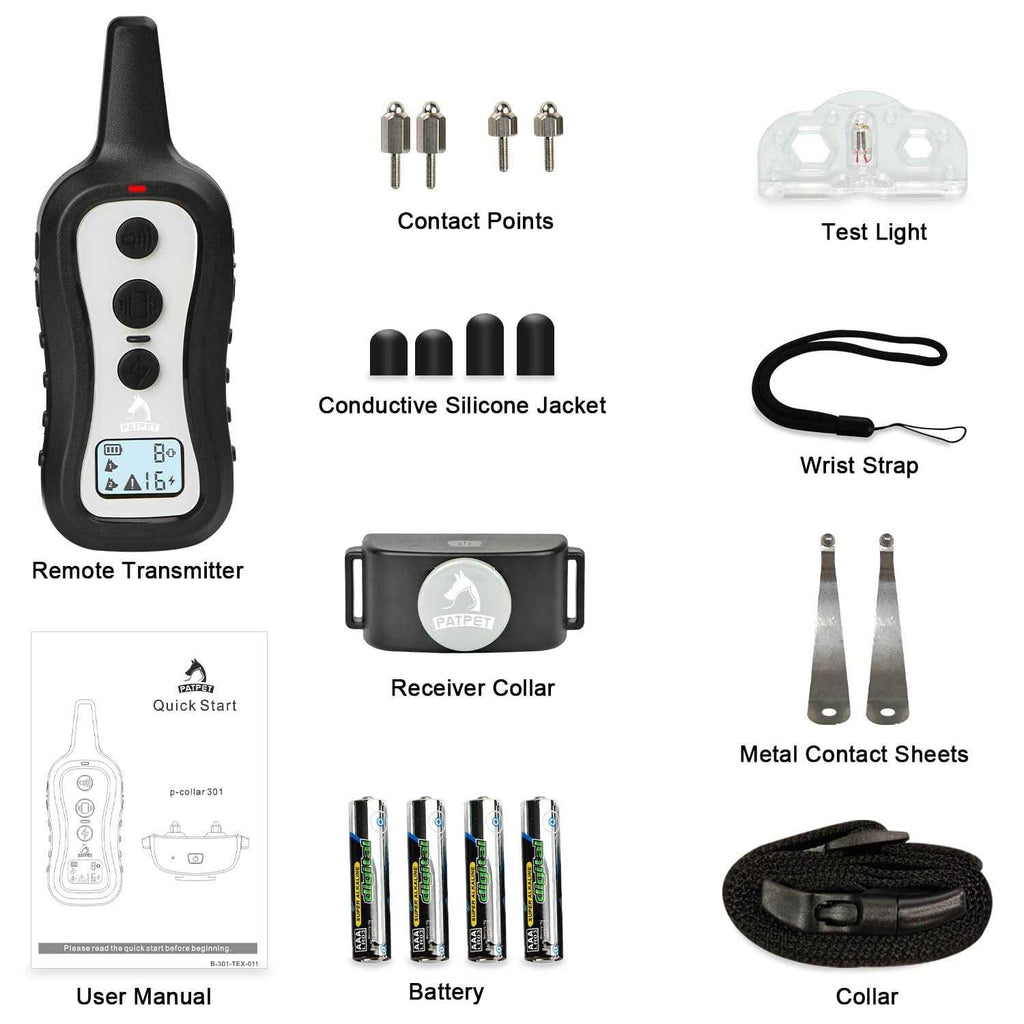 Remote Dog Bark Control Training Shock Collar N624