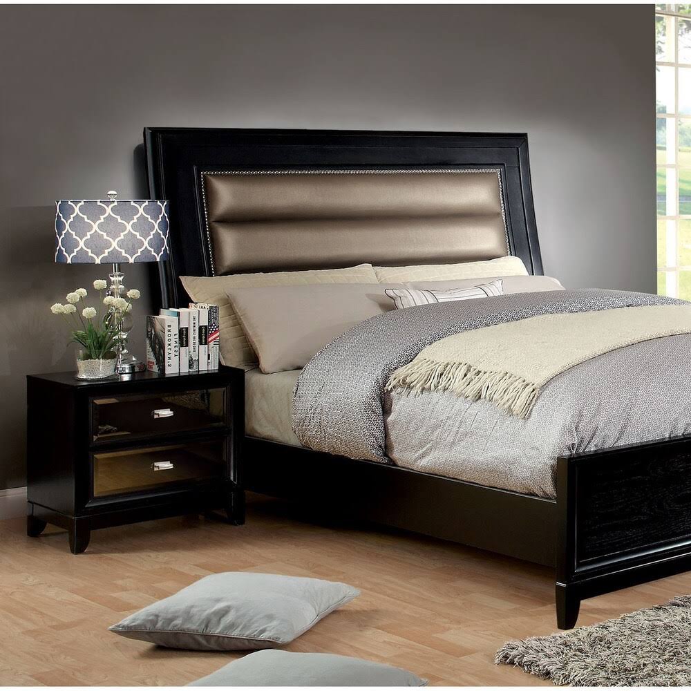 Silver-Tinted Nightstand O3360