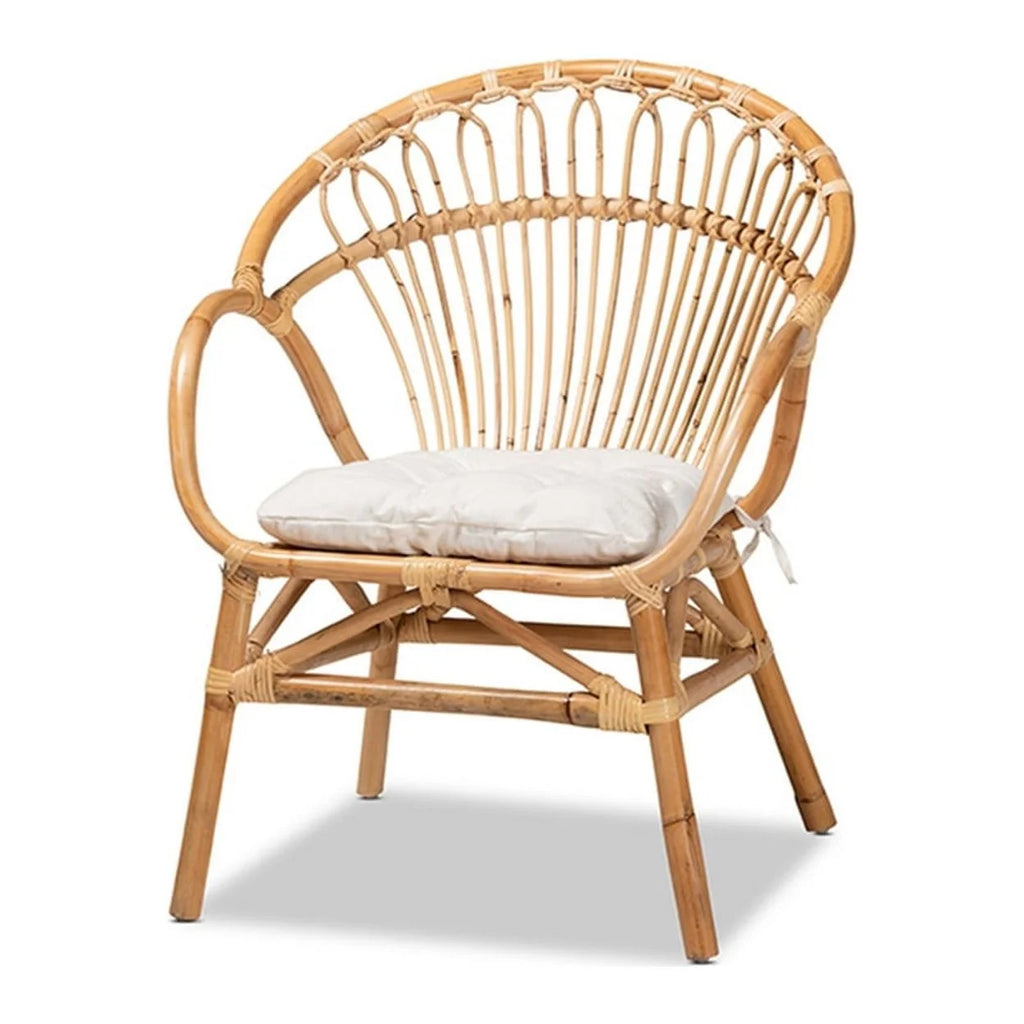 Natural Brown Rattan Dining Chair M34841