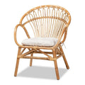 Natural Brown Rattan Dining Chair M34841